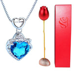 Rose Holder Eternal Love Necklace