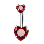 Navel Piercing Heart Belly Button Rings