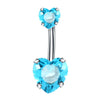 Navel Piercing Heart Belly Button Rings