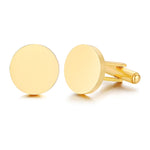 Stainless Steel Cufflinks Statement Jewelry