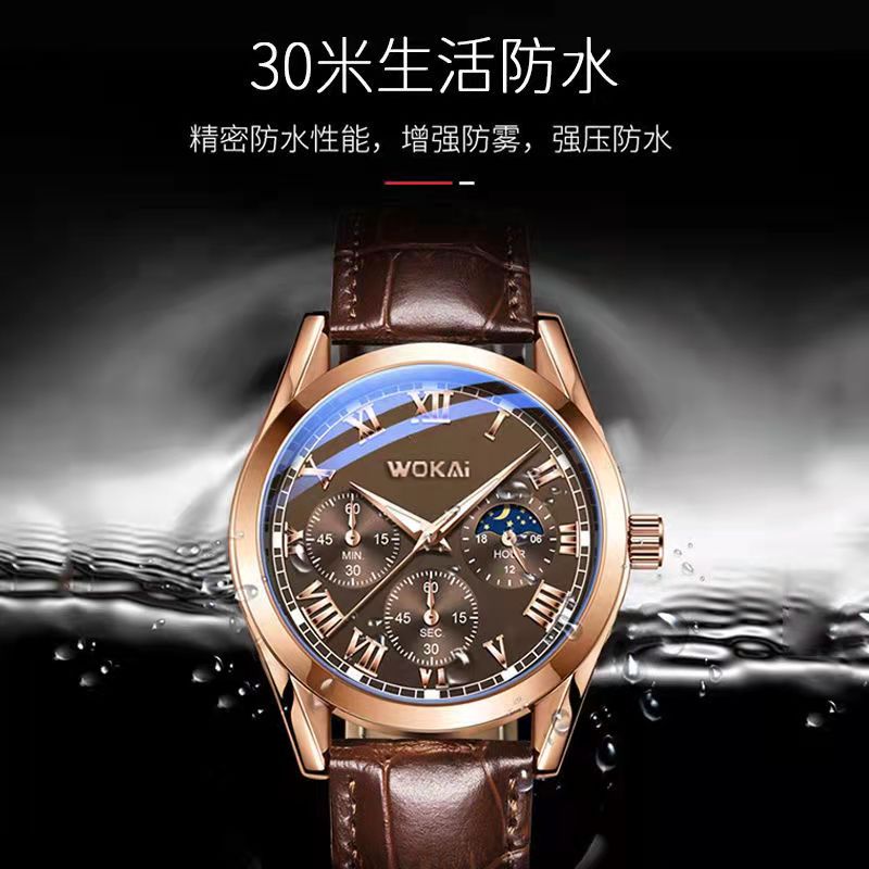 WOKAI high quality Rose Gold Men