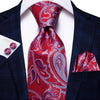 Floral Black Gold Ties Paisley NeckTie