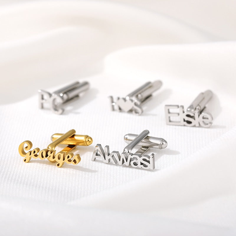 Personalized Custom Name Cufflinks