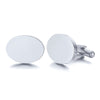 Stainless Steel Cufflinks Statement Jewelry