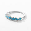 Silver Elegant Turquoise Trendy Female Ring