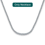 Moissanite Tennis Necklace for Woman