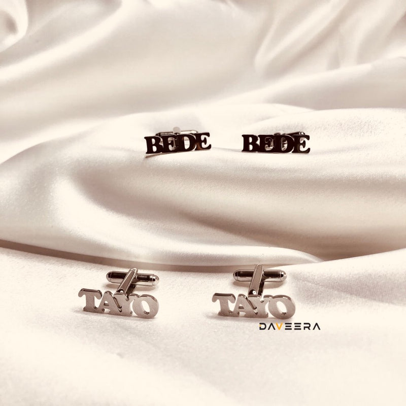 Personalized Custom Name Cufflinks