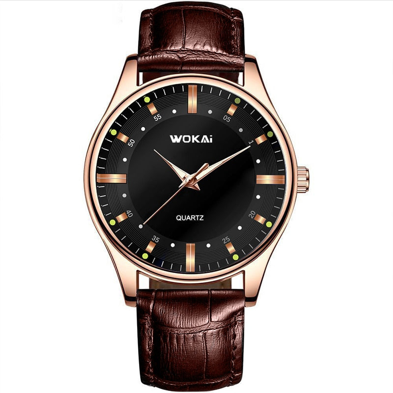 WOKAI high quality Rose Gold Men