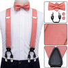 6 Clips Braces Bow Tie Hanky Cufflinks