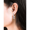 Moissanite Pandent Earrings