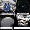 Luxury Man Wristwatch Waterproof Luminous