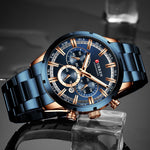 Luxury Sports Quartz Mens Watches Full Steel