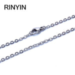 Chain Fashion Necklace Stainless Steel Necklace Classic Pop Rolo Chains