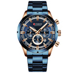 Luxury Sports Quartz Mens Watches Full Steel