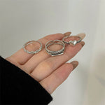 Trendy Butterfly Metal Punk Rings