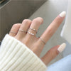 Trendy Butterfly Metal Punk Rings