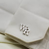 Custom One Pair Two Letters Cufflinks