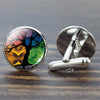 Life Tree Suit Shirt Cuff Links Men Accessories