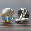 Life Tree Suit Shirt Cuff Links Men Accessories