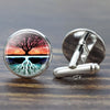 Life Tree Suit Shirt Cuff Links Men Accessories